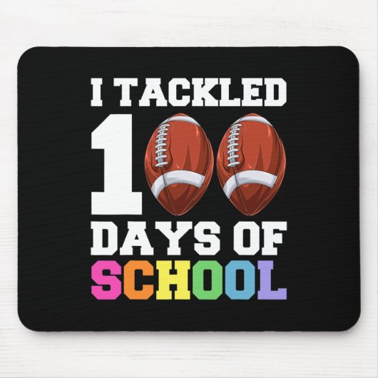 Schultag Kinder Fußball Mousepad (Vorne)