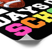 Schultag Kinder Fußball Poster (Ecke)