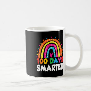 Schultag Lehrer 100 Tage klüger Rainb Kaffeetasse