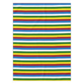 Schultag-Paletten-Streifen Tischdecke (Vorderseite)