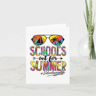 Schultag Schule Aus Für Sommer Schulkrankenschwest Karte