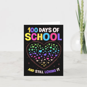 Schultage 100. Schullehrertag Karte