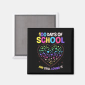 Schultage 100. Schullehrertag Magnet (Vorderseite/Rückseite)
