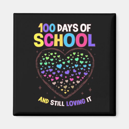 Schultage 100. Schullehrertag Magnet (Vorne)