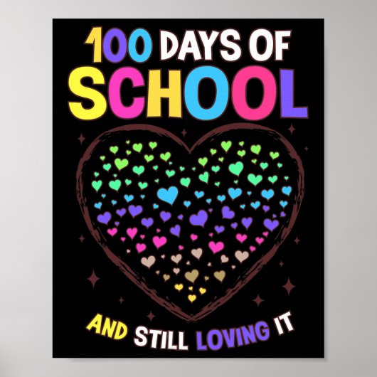 Schultage 100. Schullehrertag Poster (Vorne)