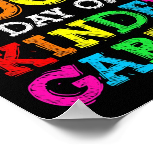 Schultage 100. Schultag Poster (Ecke)