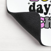 Schultage Blitz Bolt Stift Lehrer 100. Mousepad (Ecke)