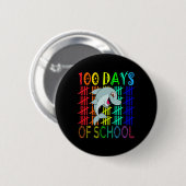 Schultage Lächeln Dolphin für intelligentere Kinde Button (Vorne & Hinten)