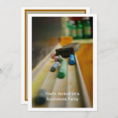 Schultage Lehrerruhestandsaufenthalt Einladung (Vorne/Hinten)