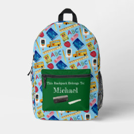 Schultage Muster Bedruckter Rucksack