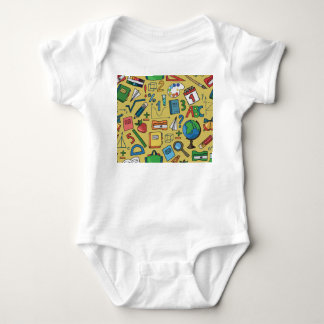 Schultage: Muster für Vintage Lieferungen Baby Strampler