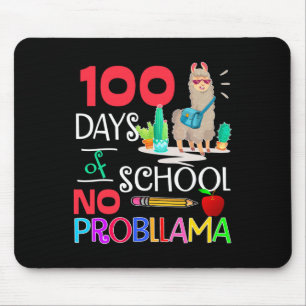 Schultage No Probllama Llama Llama Girls Mousepad
