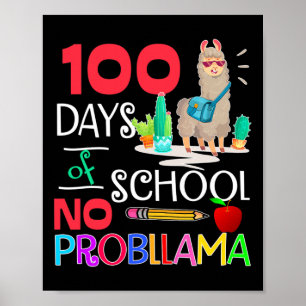 Schultage No Probllama Llama Llama Girls Poster