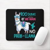 Schultage Nr. Probllama Llama 3. Klasse Teache Mousepad (Mit Mouse)