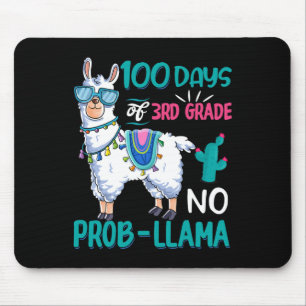 Schultage Nr. Probllama Llama 3. Klasse Teache Mousepad