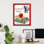 Schultage Poster (Heimbüro)