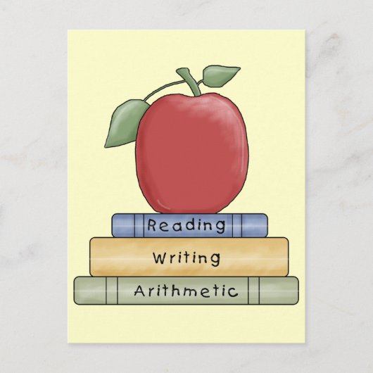 Schultage Postkarte (Vorderseite)