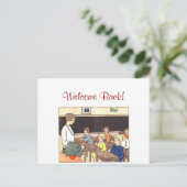 Schultage Postkarte (Stehend Vorderseite)