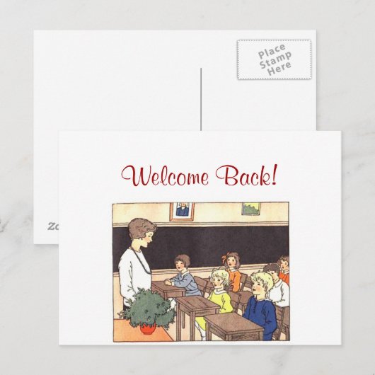 Schultage Postkarte (Vorne/Hinten)