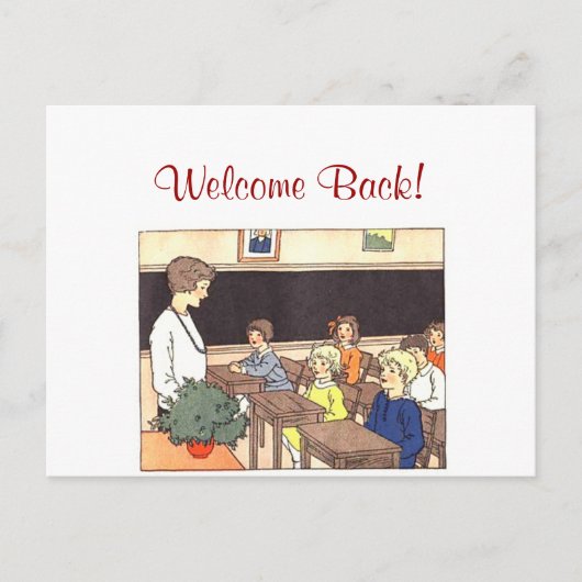 Schultage Postkarte (Vorderseite)