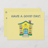 Schultage Postkarte (Vorne/Hinten)