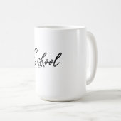 Schultage Zurück zur Schule Design Kaffeetasse (VorderseiteRechts)