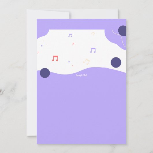 Schultanz Einladung (Rückseite)