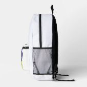 Schultasche. Bedruckter Rucksack (Rechts)