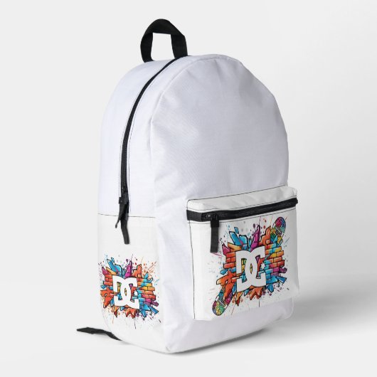 Schultasche DC Bedruckter Rucksack (Rückseitige Ecke links)