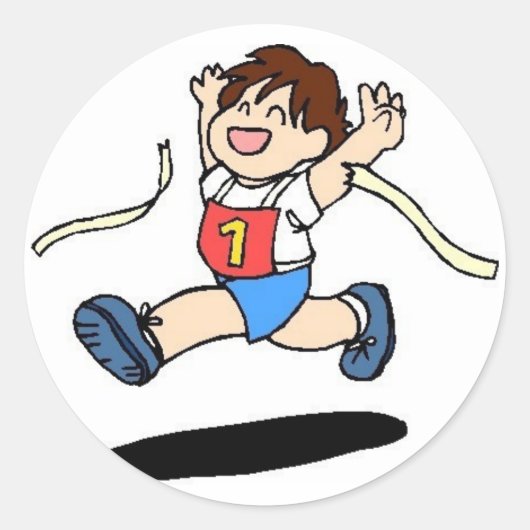 Schulteam Runder Aufkleber (Vorderseite)