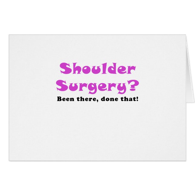 Schulter-Operation dort getan dem (Vorderseite (Horizontal))