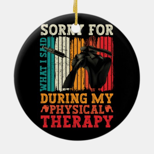 Schulter Operation Sorry, was ich sagte während de Keramik Ornament (Hinten)