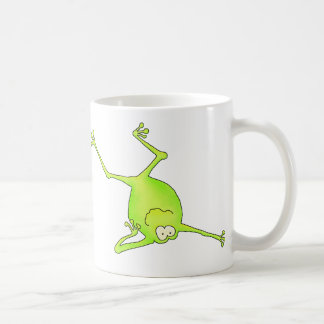 Schulter-Stand-Yoga-Frosch Kaffeetasse
