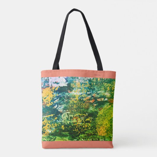 Schulter-Tasche "Grüne Wiese" Tasche (Rückseite)