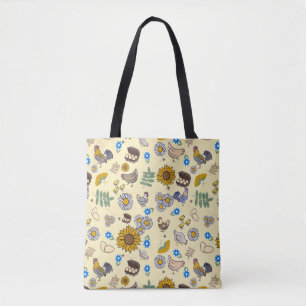 Schulter-Tasche in einem Hinterhof-Hühnerstall Tasche