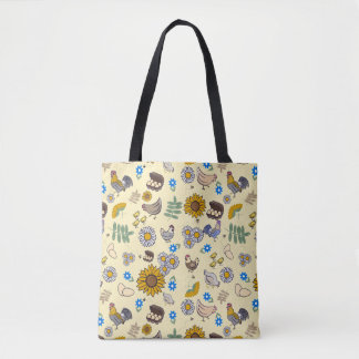 Schulter-Tasche in einem Hinterhof-Hühnerstall Tasche