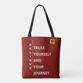 Schulter-Tote-Bag - Believe Vibe Tasche