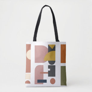 Schulter-Tote-Bag-Crossbody-Tasche mit geometrisch Tasche