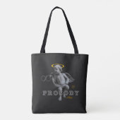 Schulter-Tote (Dunkelgrau) Tasche (Rückseite)
