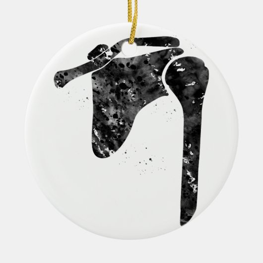 Schulterknochen Keramik Ornament (Vorne)