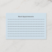 Schultermine Visitenkarte (Rückseite)