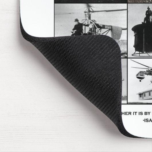 Schultern von Riesen Hubschrauber Mousepad (Ecke)