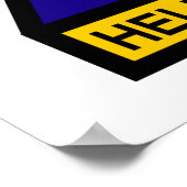 Schulterpflaster der Klasse A Poster (Ecke)