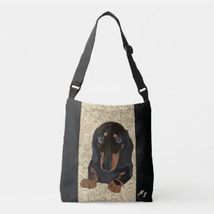 Schultertasche Dackel Welpenhund Tragetaschen Mit Langen Trägern