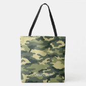 Schultertasche - Grüne Camouflage Tasche (Vorderseite)