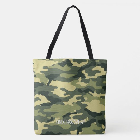 Schultertasche - Grüne Camouflage Tasche (Vorderseite)