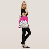 Schultertasche - Sommerdaisy Rosa Tasche (Am Model)