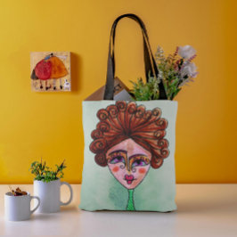 Schultertasche (Whimsical Woman - 01) Tasche