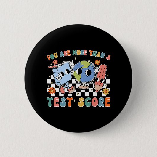 Schultest Sie sind mehr als ein Testergebnis Button (Vorderseite)