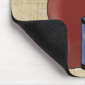 Schulthema-bester Lehrer-Apple-Spaß Mousepad (Ecke)